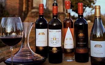 Selection of Barboursville wines